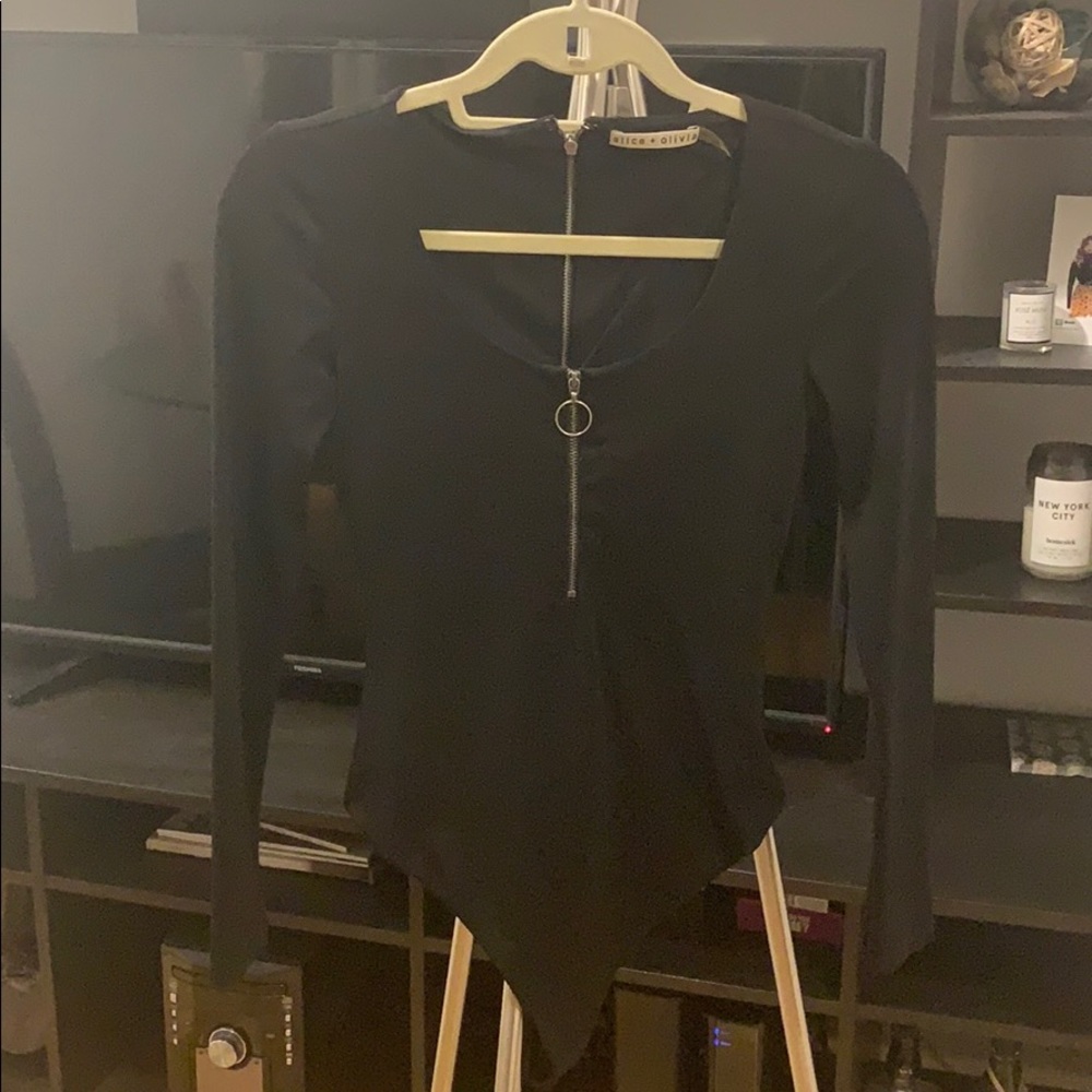 Alice & Olivia Long Sleeve Bodysuit